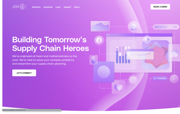 John Galt Home Page Screenshot